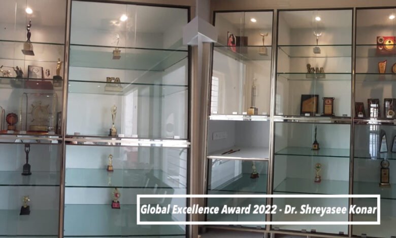 Youngest Indian to receive GLOBAL EXCELLENCE AWARD 2022 – Dr. Shreyasee Konar